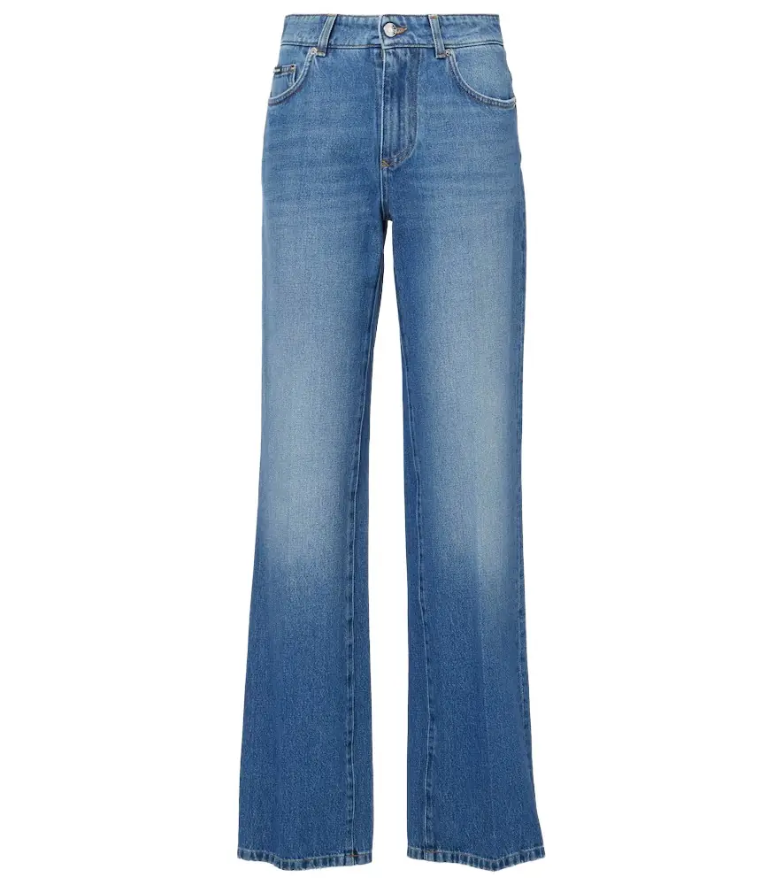 Dolce & Gabbana High-rise wide-leg jeans