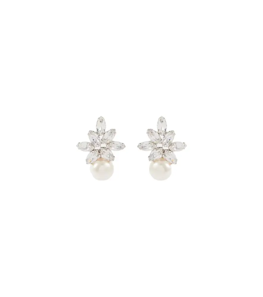 Jennifer Behr Liza embellished faux pearl earrings