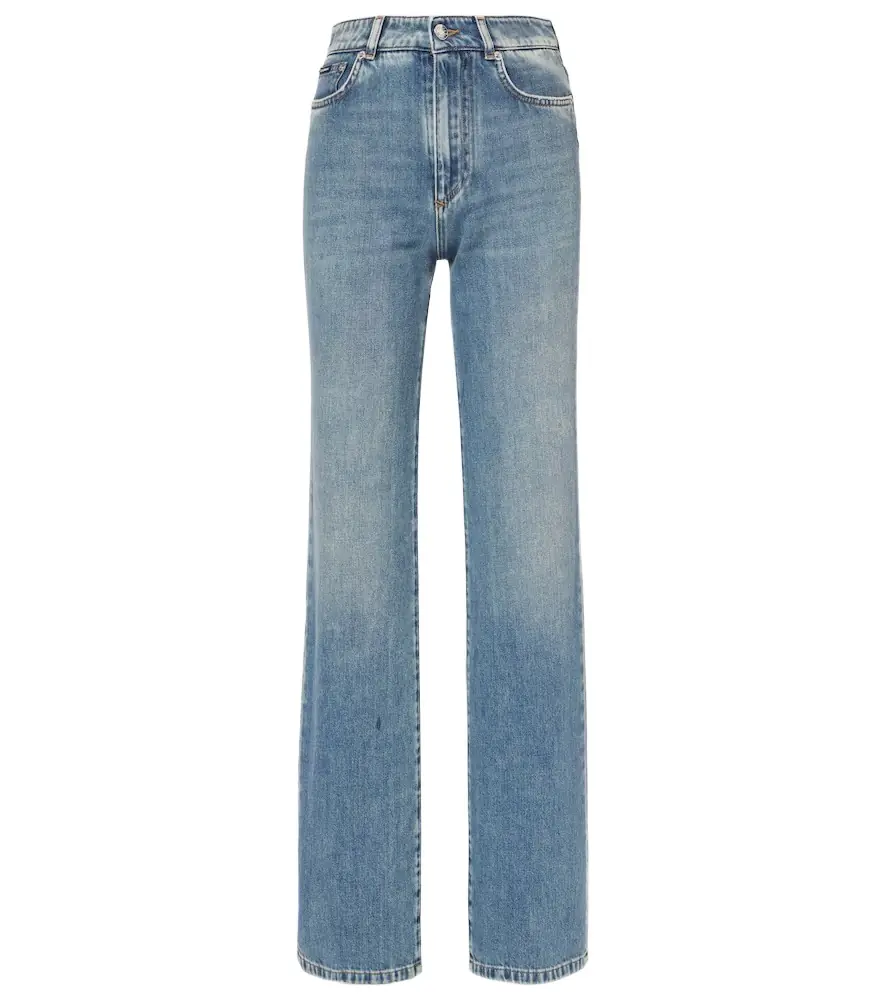 Dolce & Gabbana High-rise wide-leg jeans