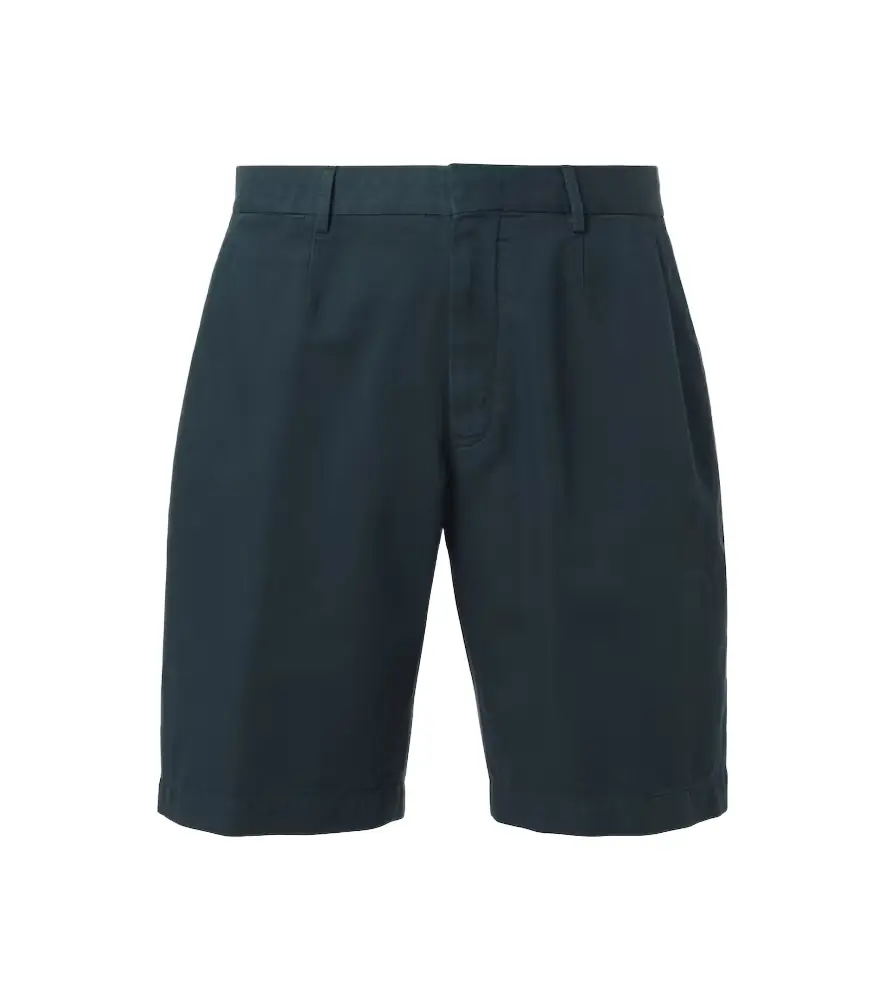 Zegna Cotton and linen shorts