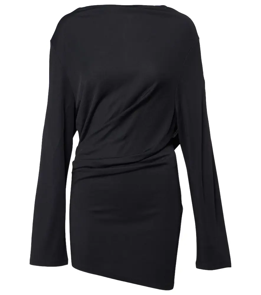 Jacquemus Croisière draped jersey minidress