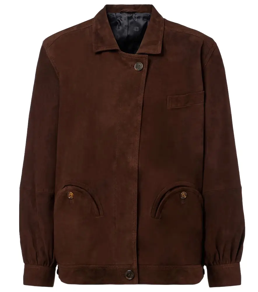 Blaze Milano Blazé Milano Cleo suede bomber jacket