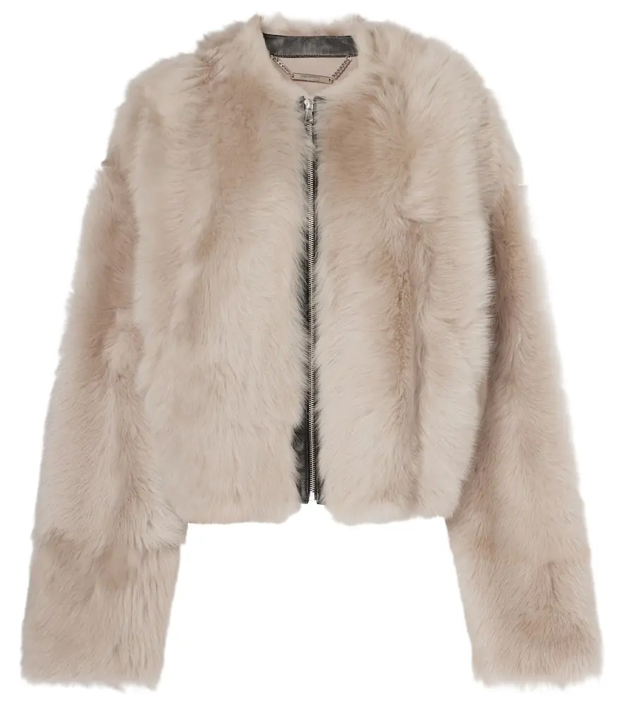 Nour Hammour Dianne shearling jacket