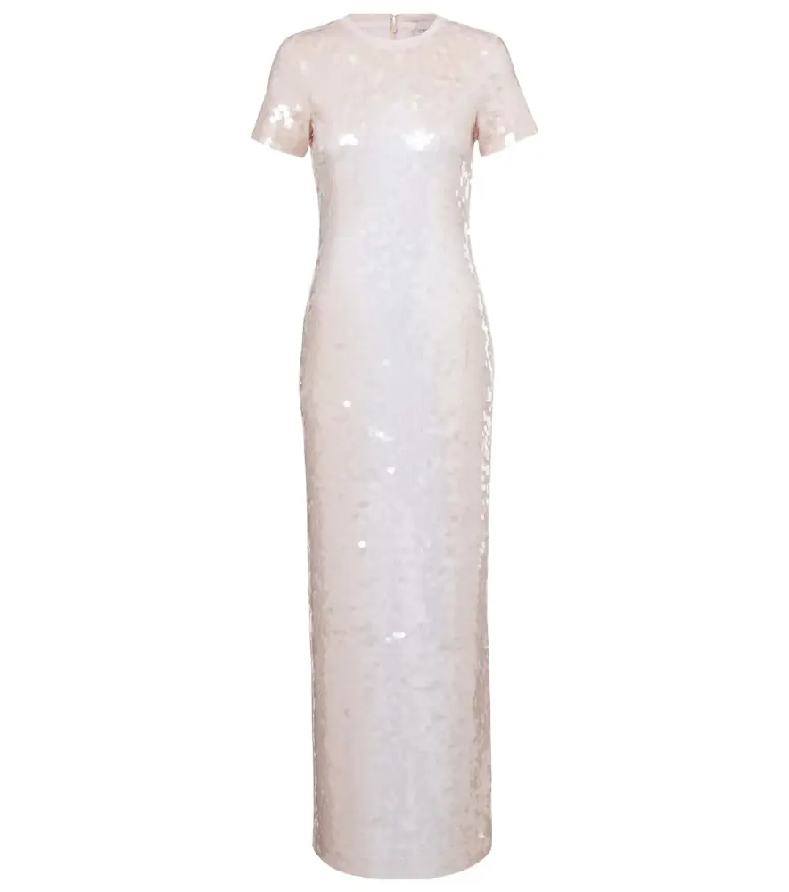 Sportmax Sequined jersey maxi dress