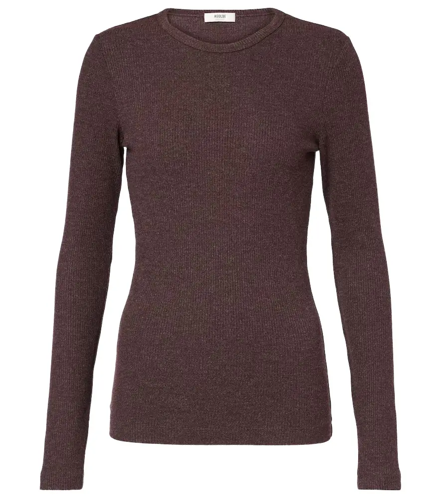 Agolde Delphi jersey top