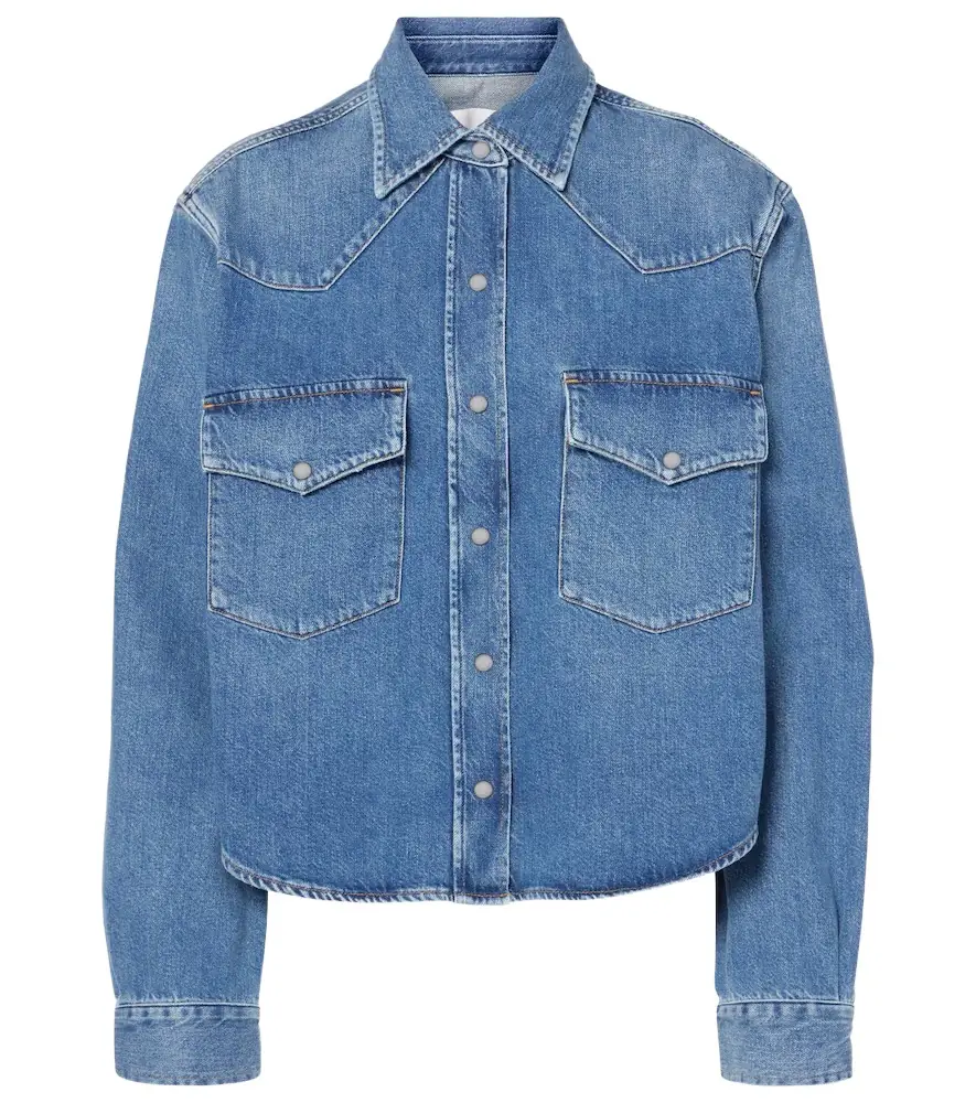 Citizens of Humanity Cropped denim shirt