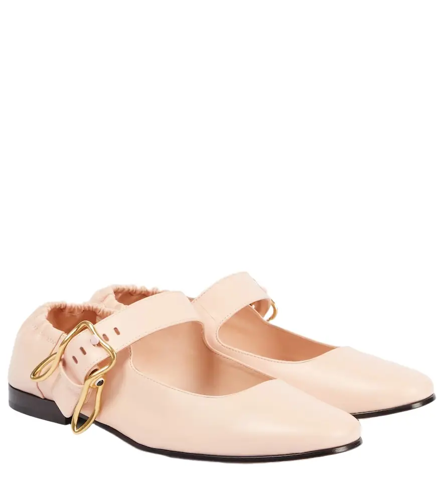 Bottega Veneta Astaire leather Mary Jane flats - Women's Shoes
