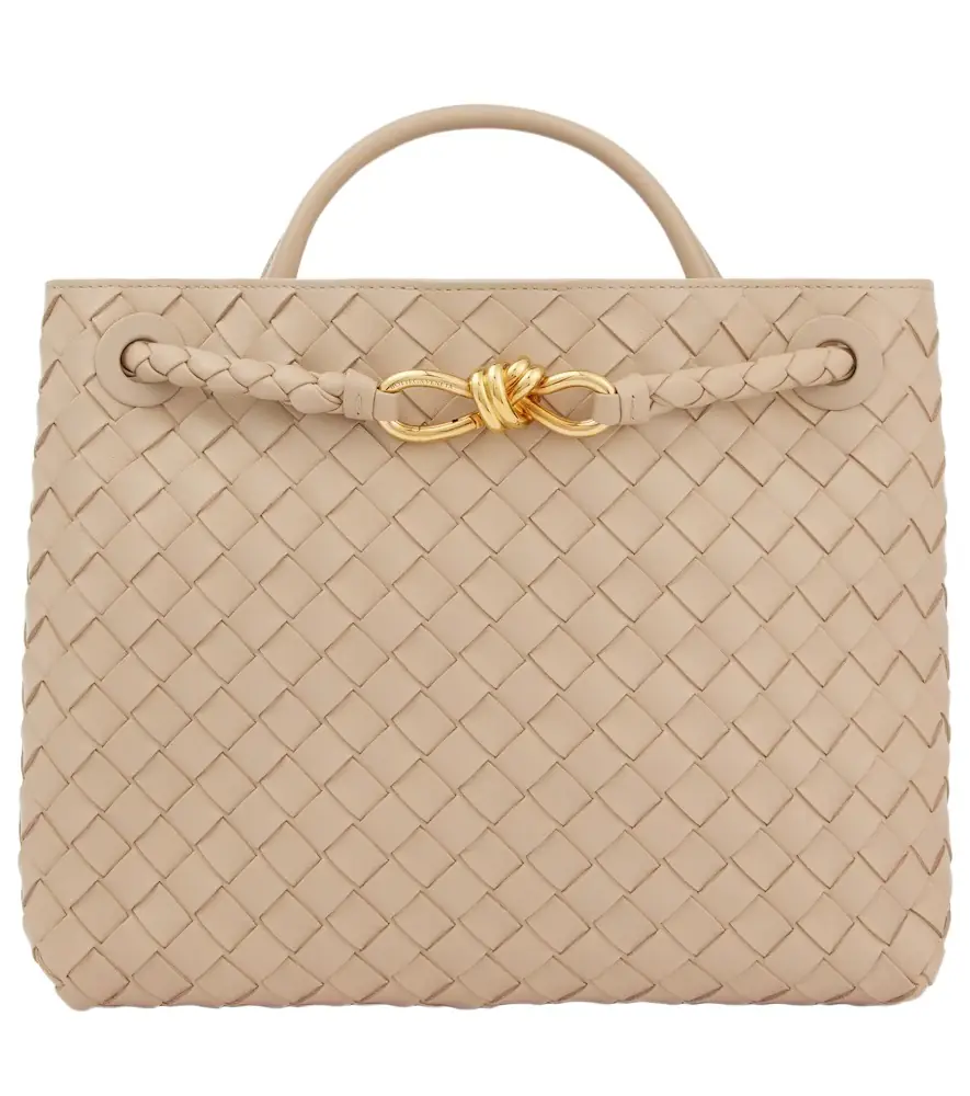Bottega Veneta Andiamo Intrecciato Medium leather tote bag