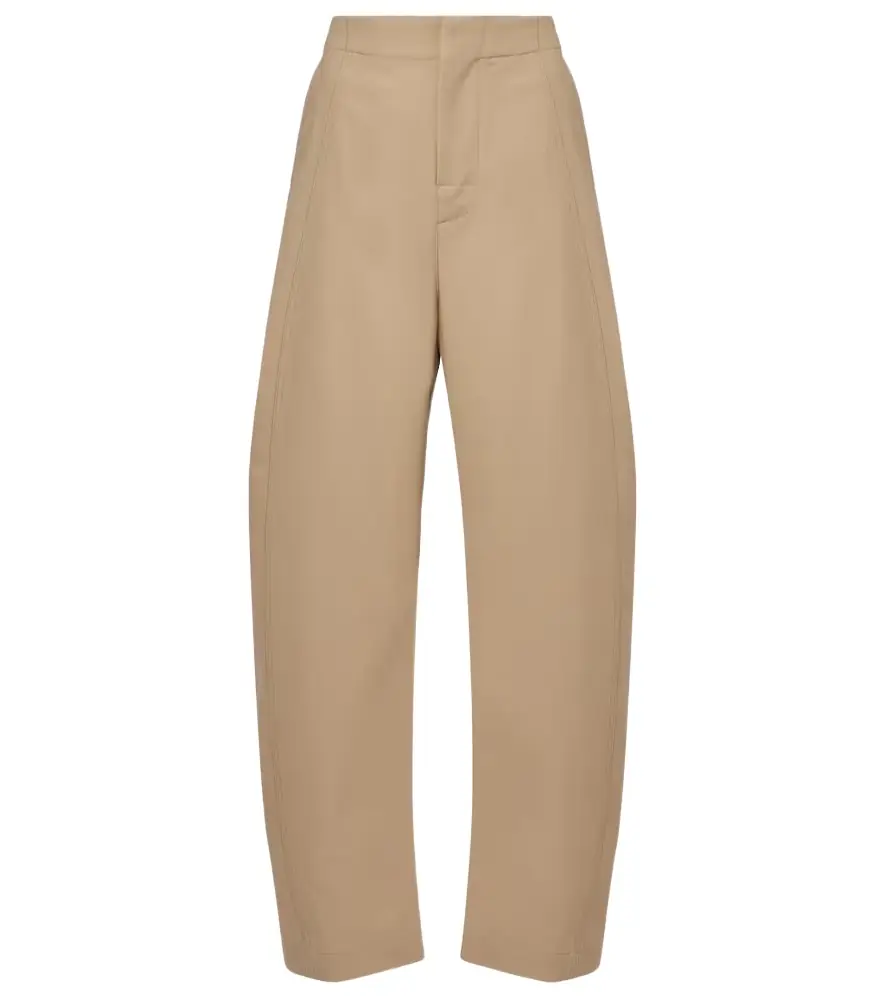 Bottega Veneta Cotton twill wide-leg pants