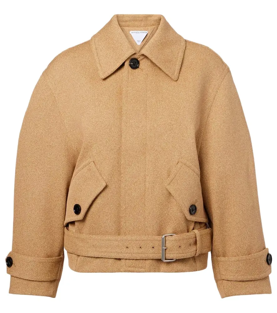Bottega Veneta Cotton-blend frissé bomber jacket