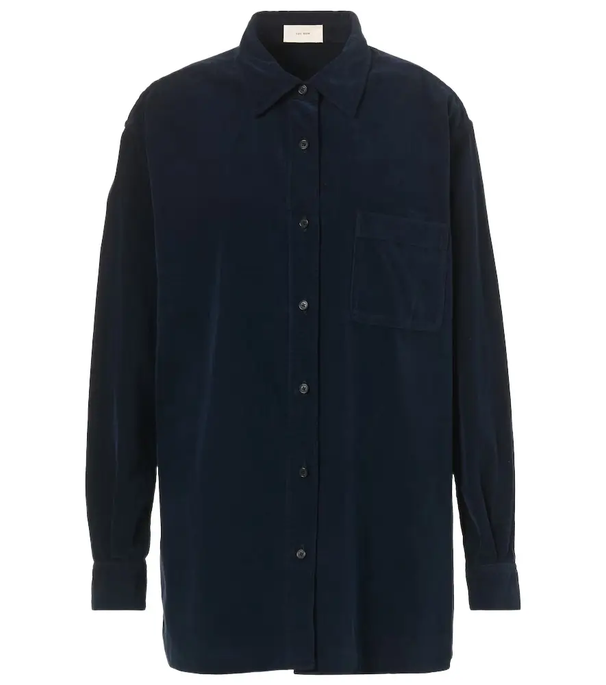 The Row Nesson cotton corduroy shirt