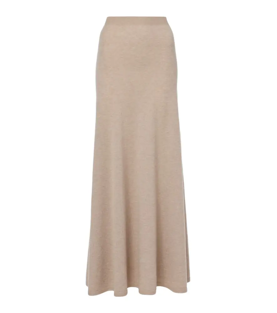 The Row Jovan cashmere maxi skirt