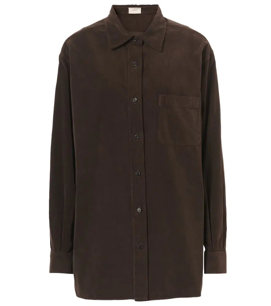 The Row Nesson cotton shirt