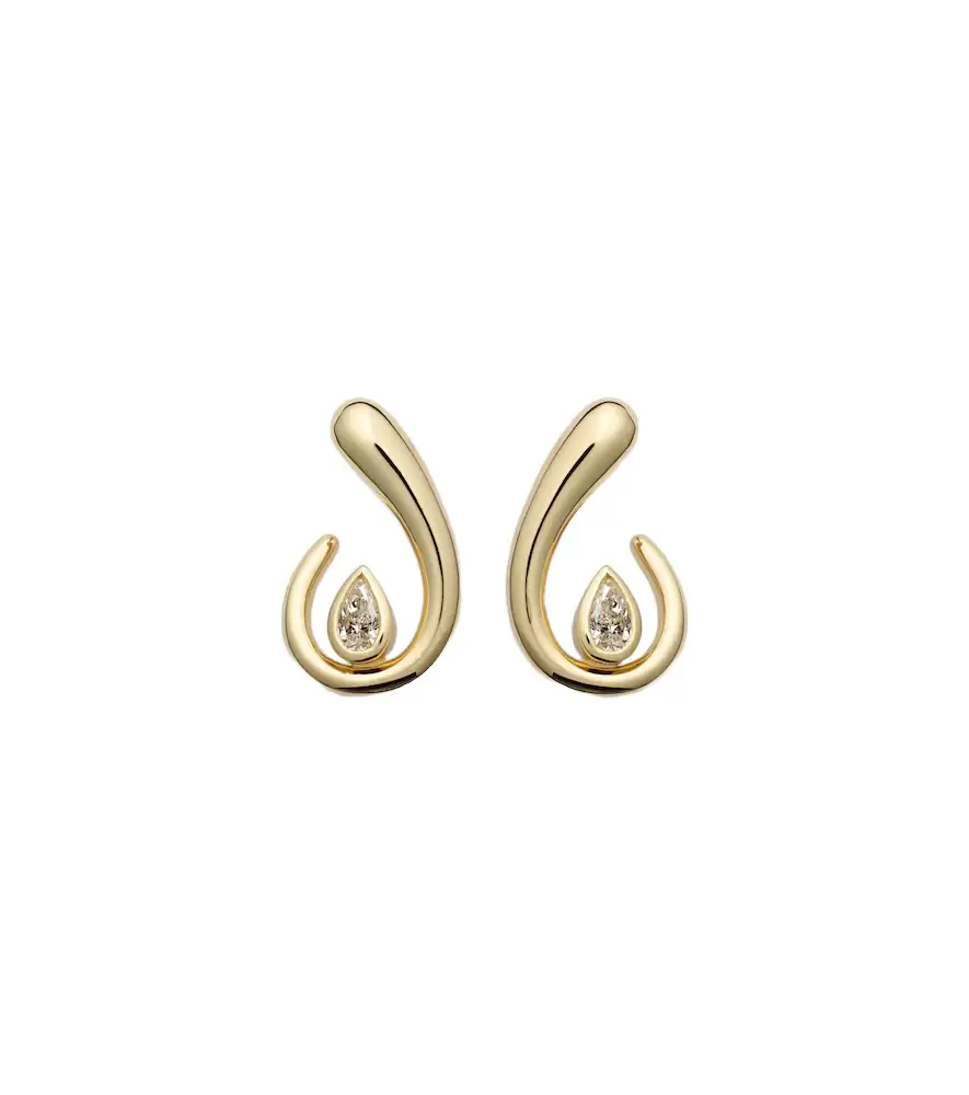 Shay Jewelry 18kt gold earrings with diamonds