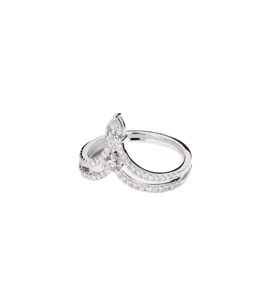 Shay Jewelry 18kt white gold ring with diamonds