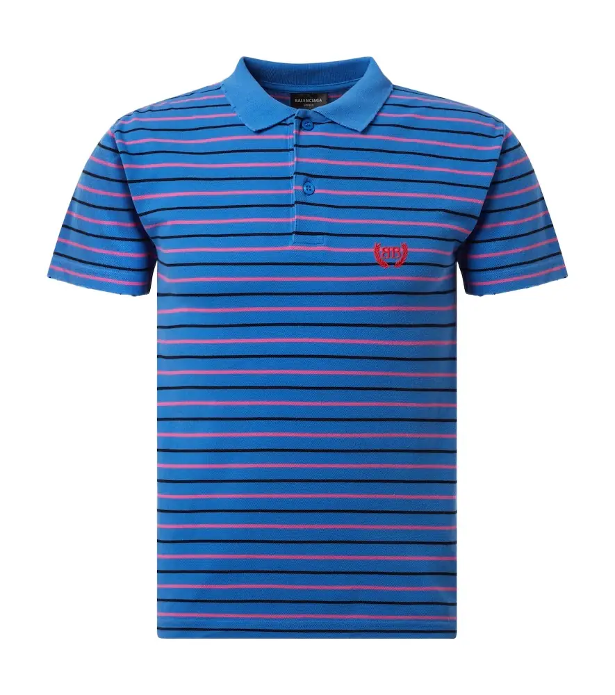 Balenciaga Laurel Classic cotton piqué polo shirt