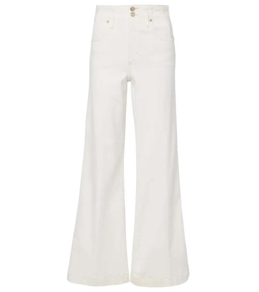 Frame The Seamed Wide high-rise pants