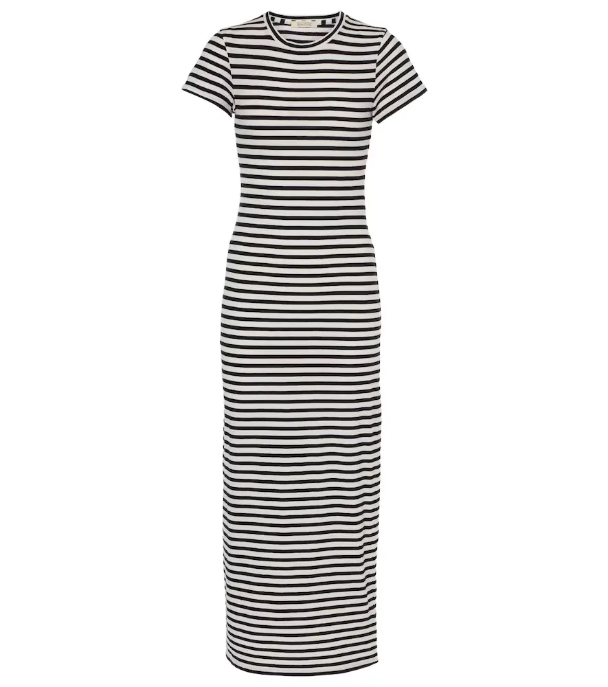 stripe knit maxi dress in black jaded london Jaded London Stripe Knit Maxi Dress in Black