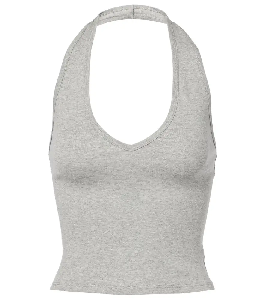 Nili Lotan Britt halterneck cotton jersey top