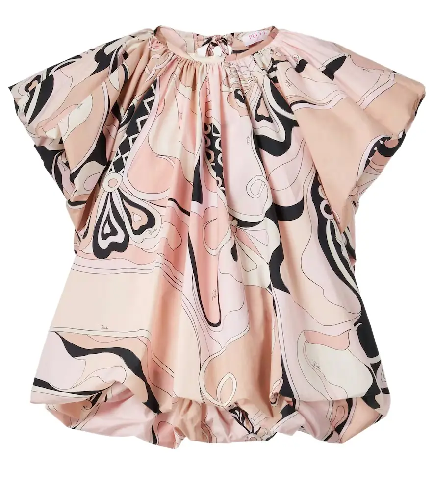 Pucci Orchidee cotton top