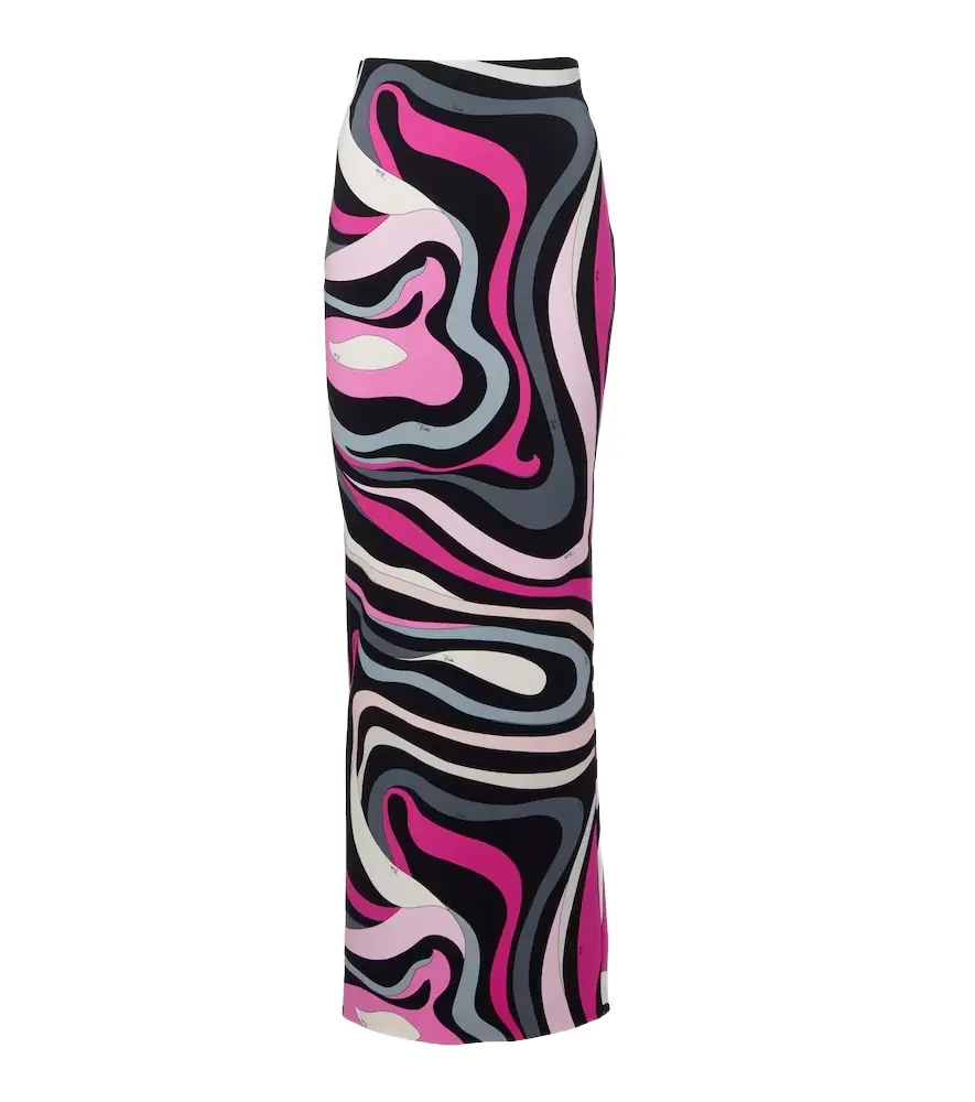 Pucci Marmo high-rise maxi skirt