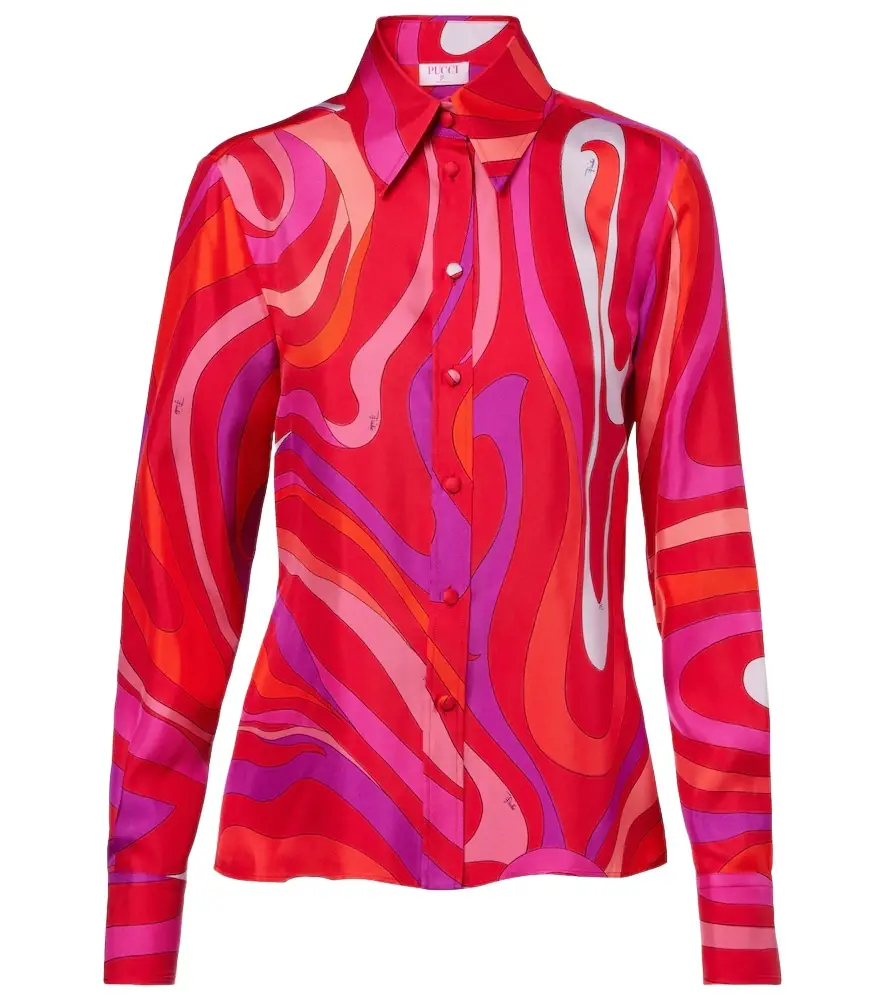 Pucci Marmo silk shirt