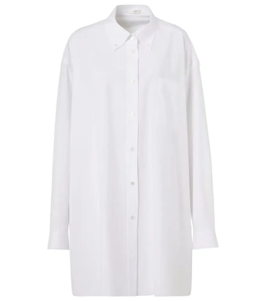 The Row Victoria oversized cotton poplin shirt