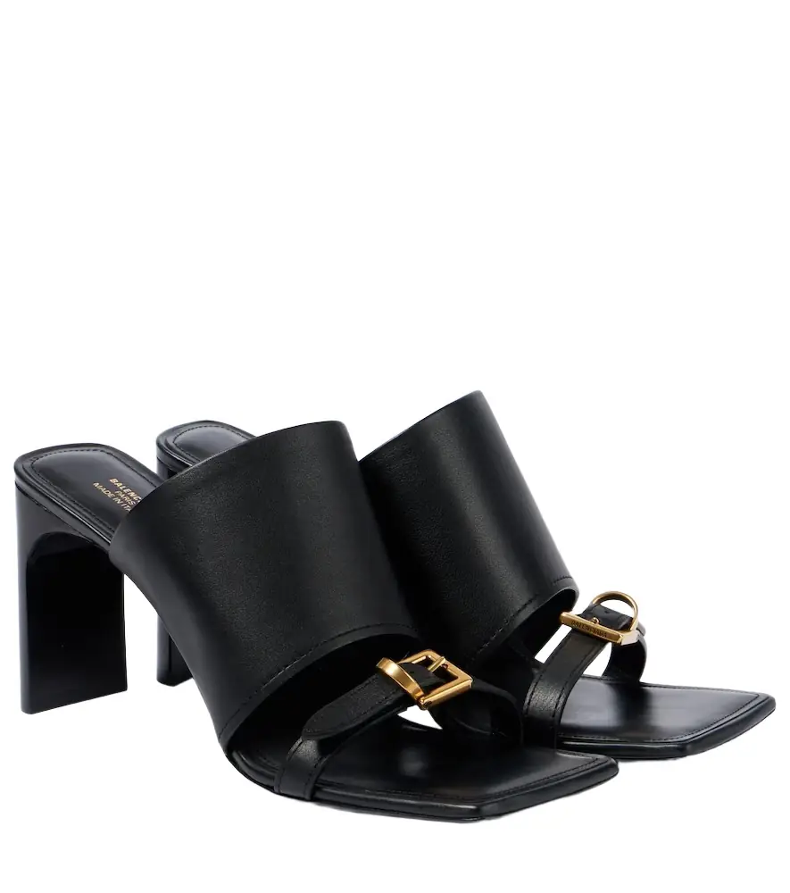 Balenciaga Bel Air 80 leather sandals