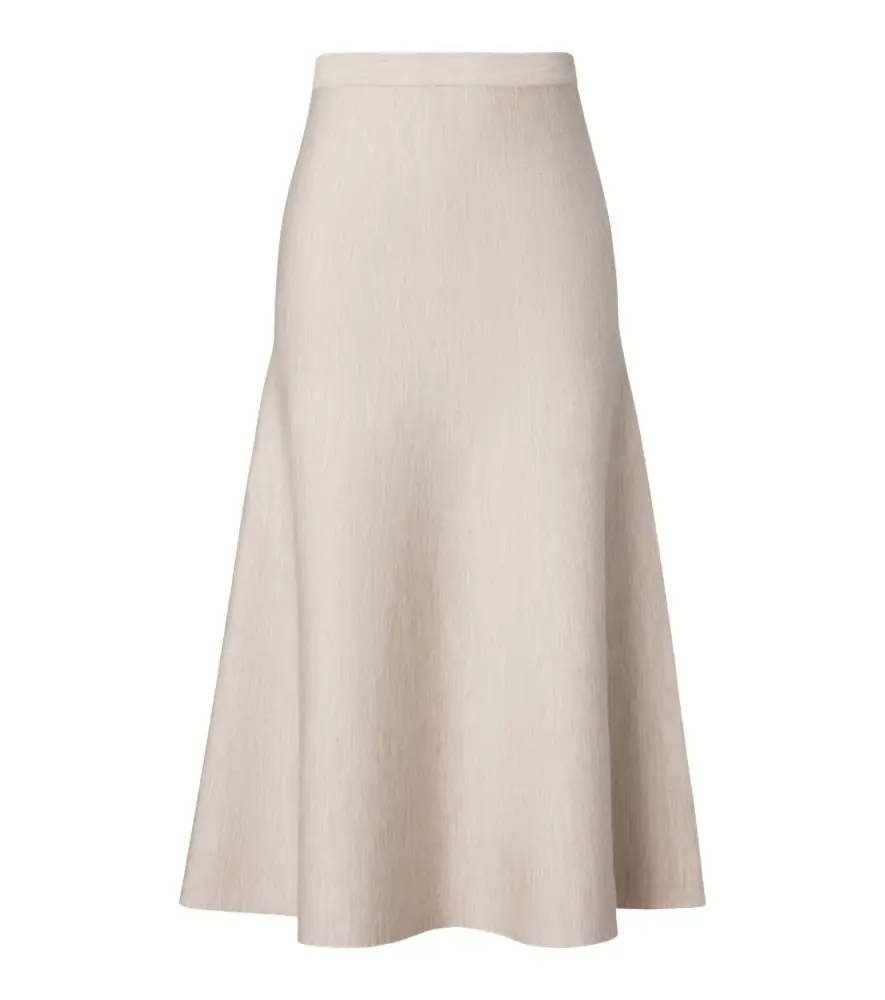 Gabriela Hearst Freddie wool, cashmere, and silk midi skirt