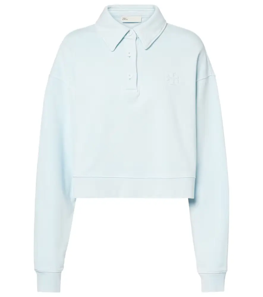 Tory Burch Cotton terry polo sweater