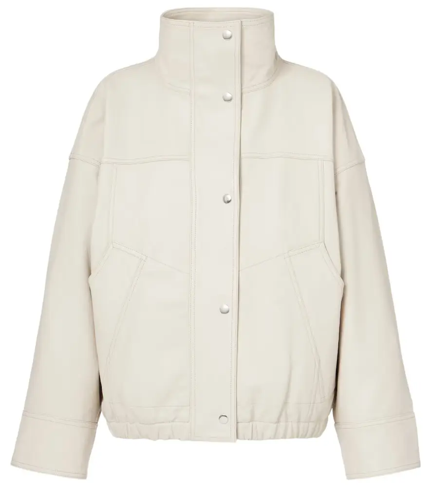 Rohe Róhe Leather bomber jacket