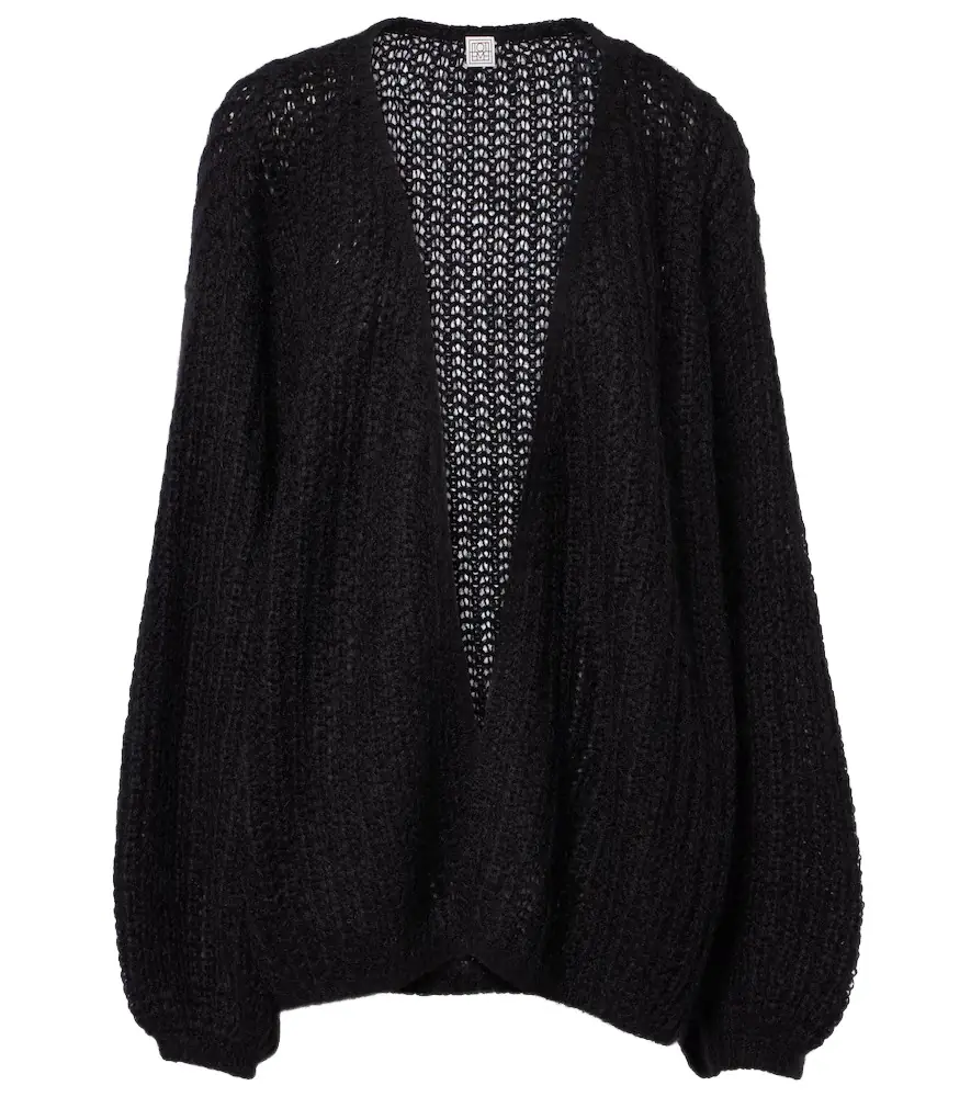 Toteme Mohair and wool-blend cardigan