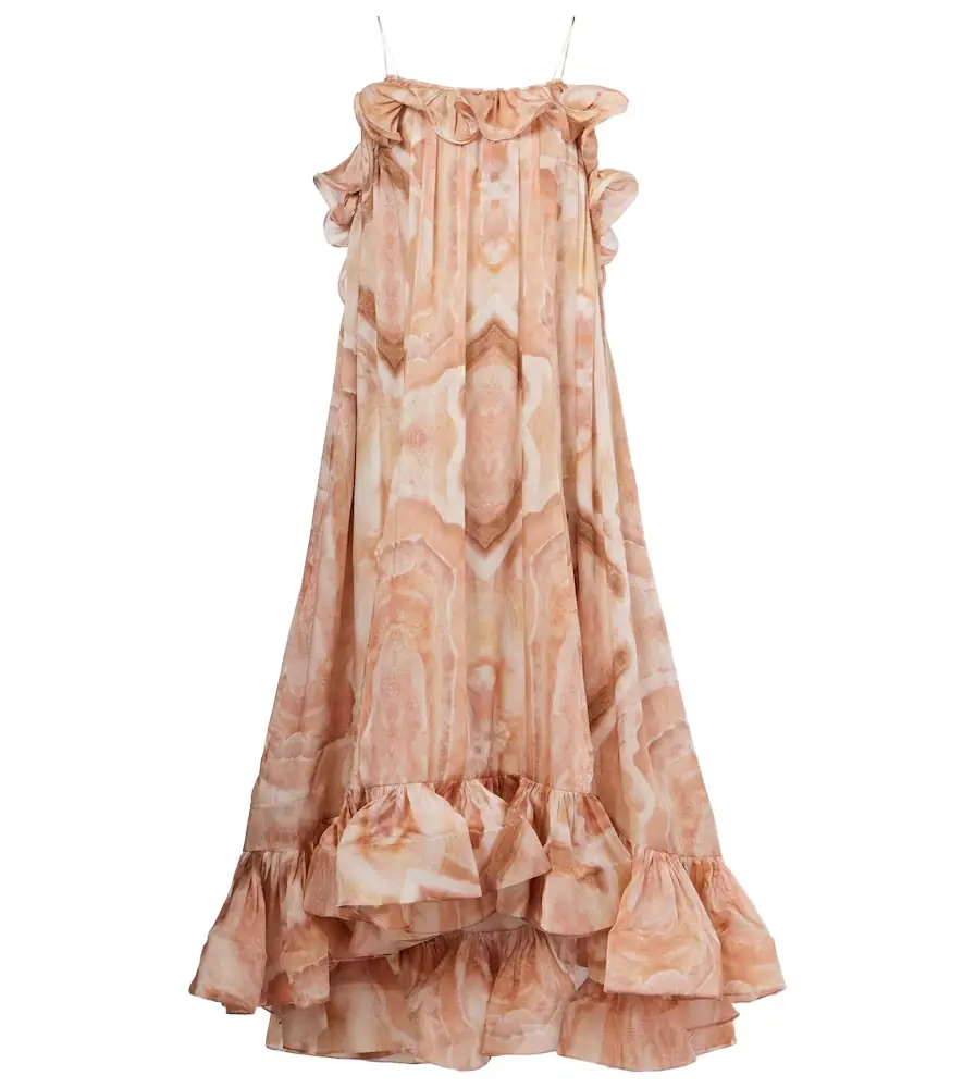 Zimmermann Illuminate printed silk maxi dress