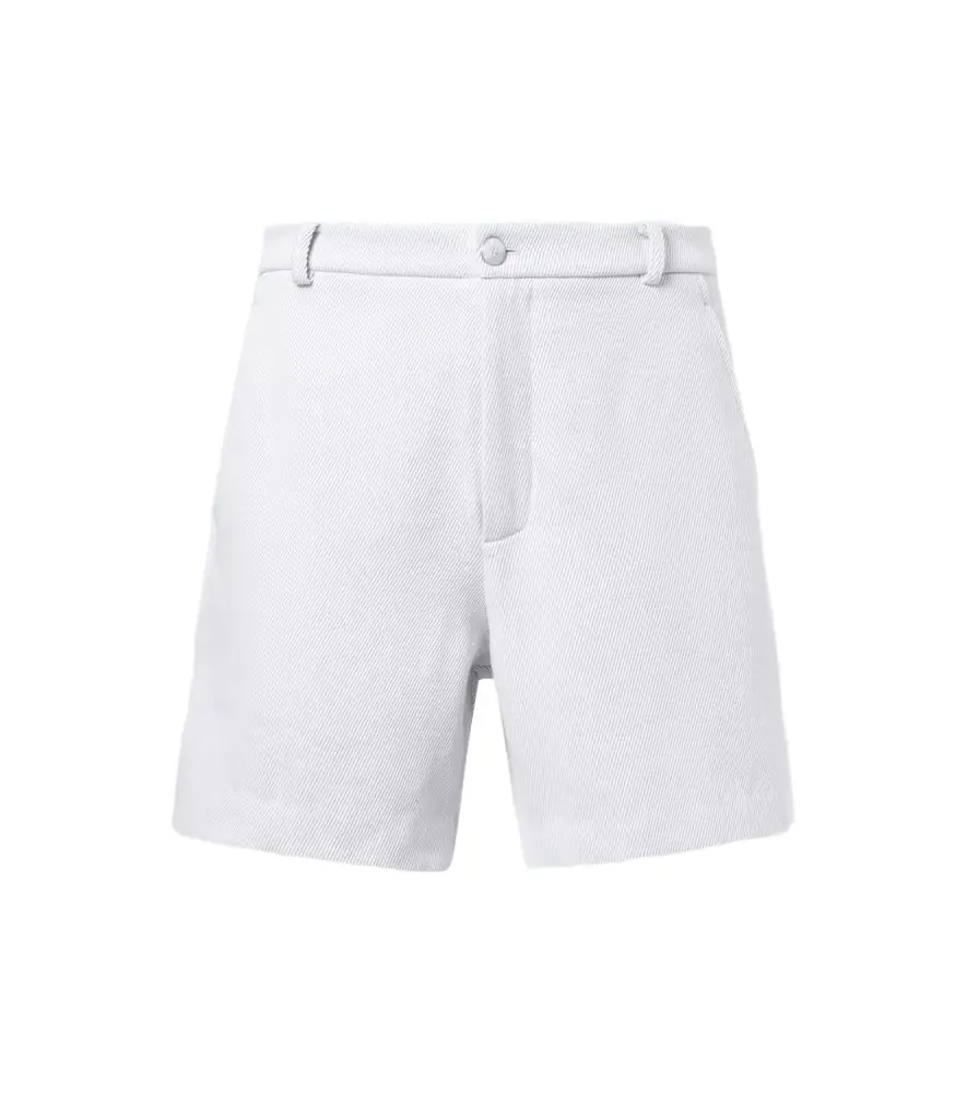 God's True Cashmere Explorer cashmere and cotton denim shorts