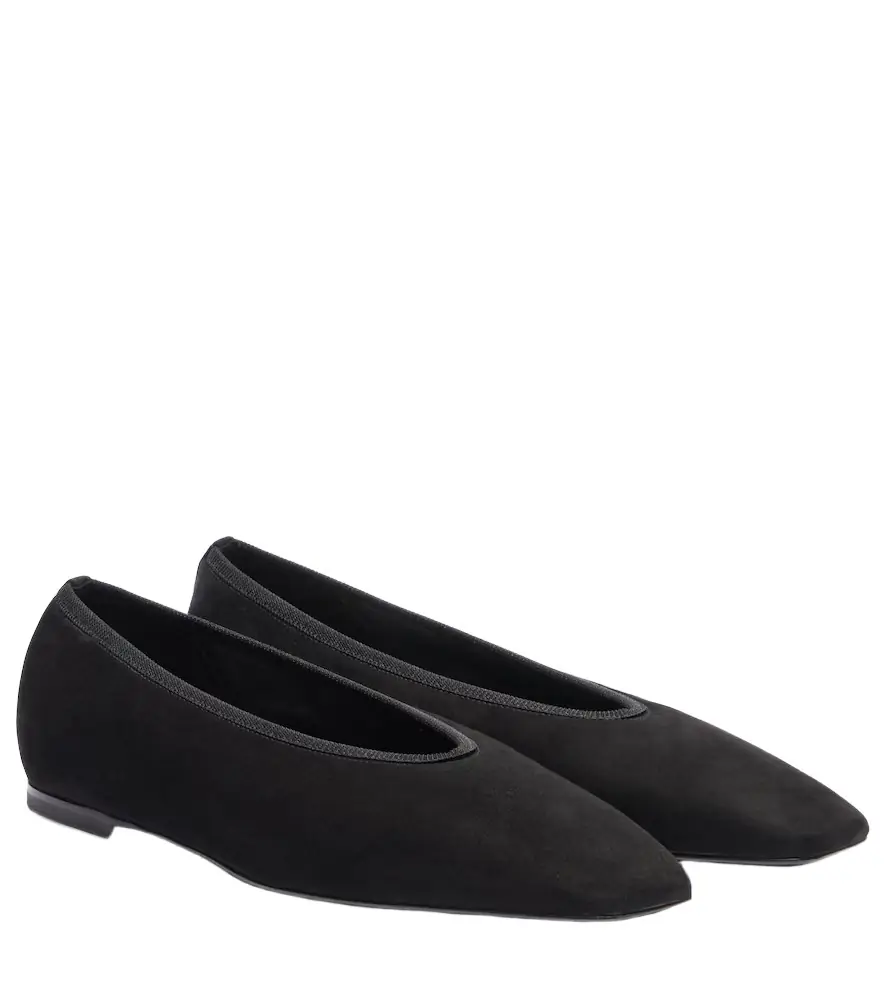 Toteme Suede ballet flats