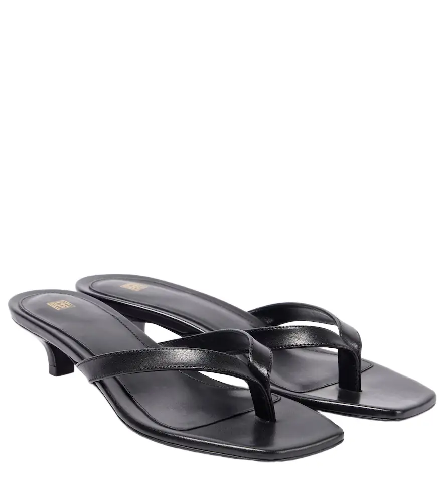 Toteme Leather thong sandals
