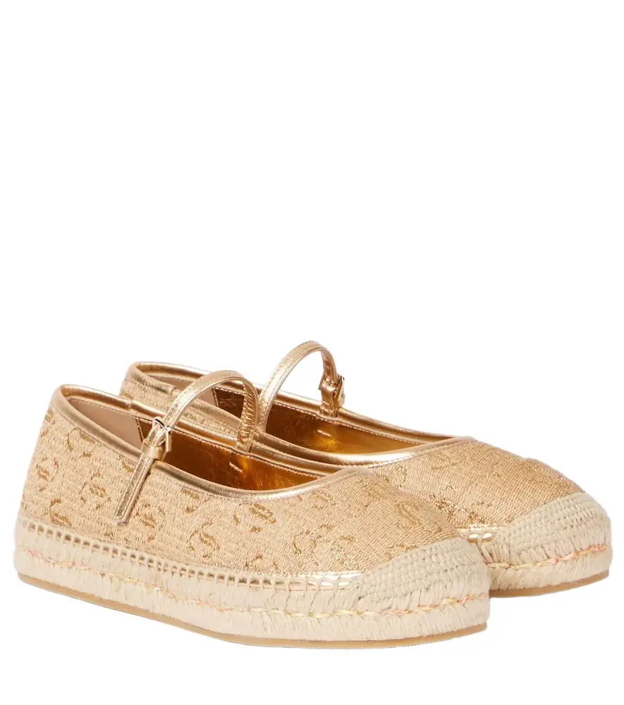 Jimmy Choo Aciel leather-trimmed espadrilles - Women's Shoes
