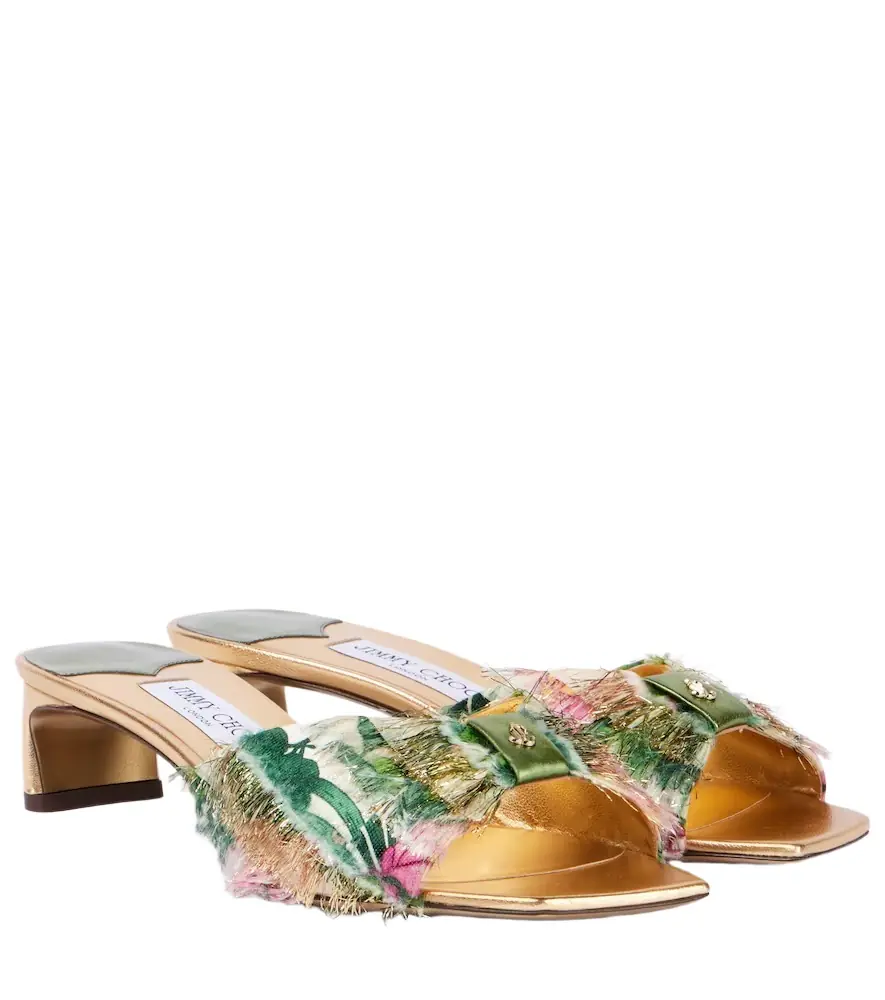 Jimmy Choo Annika 35 embellished mules - Women's Shoes