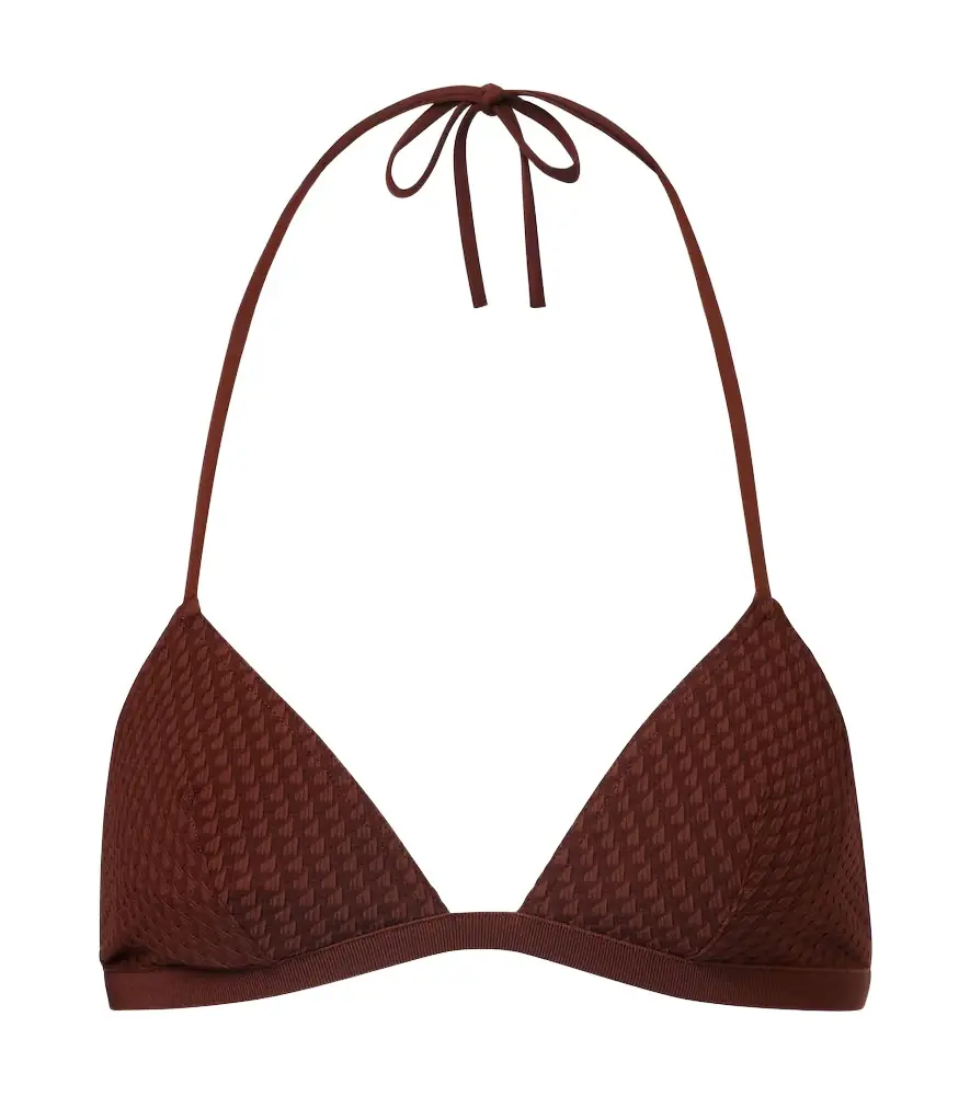 Eres Extra jacquard bikini top