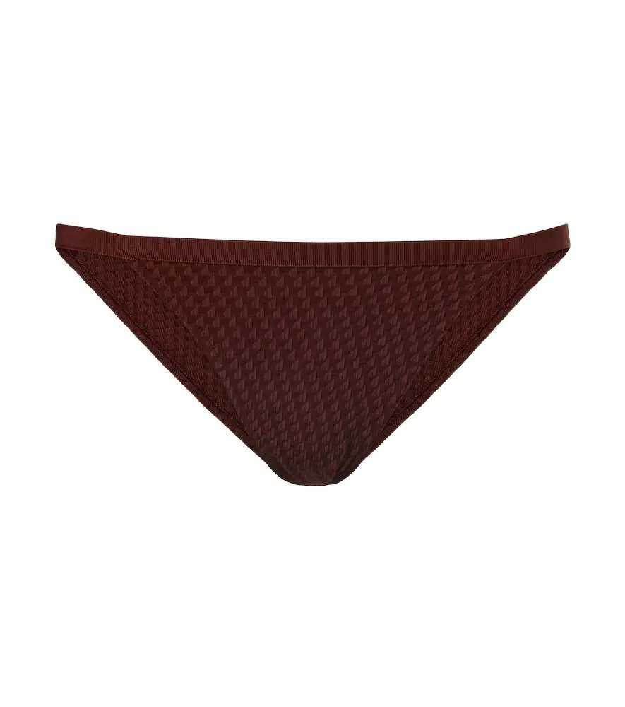 Eres Look jacquard bikini bottoms