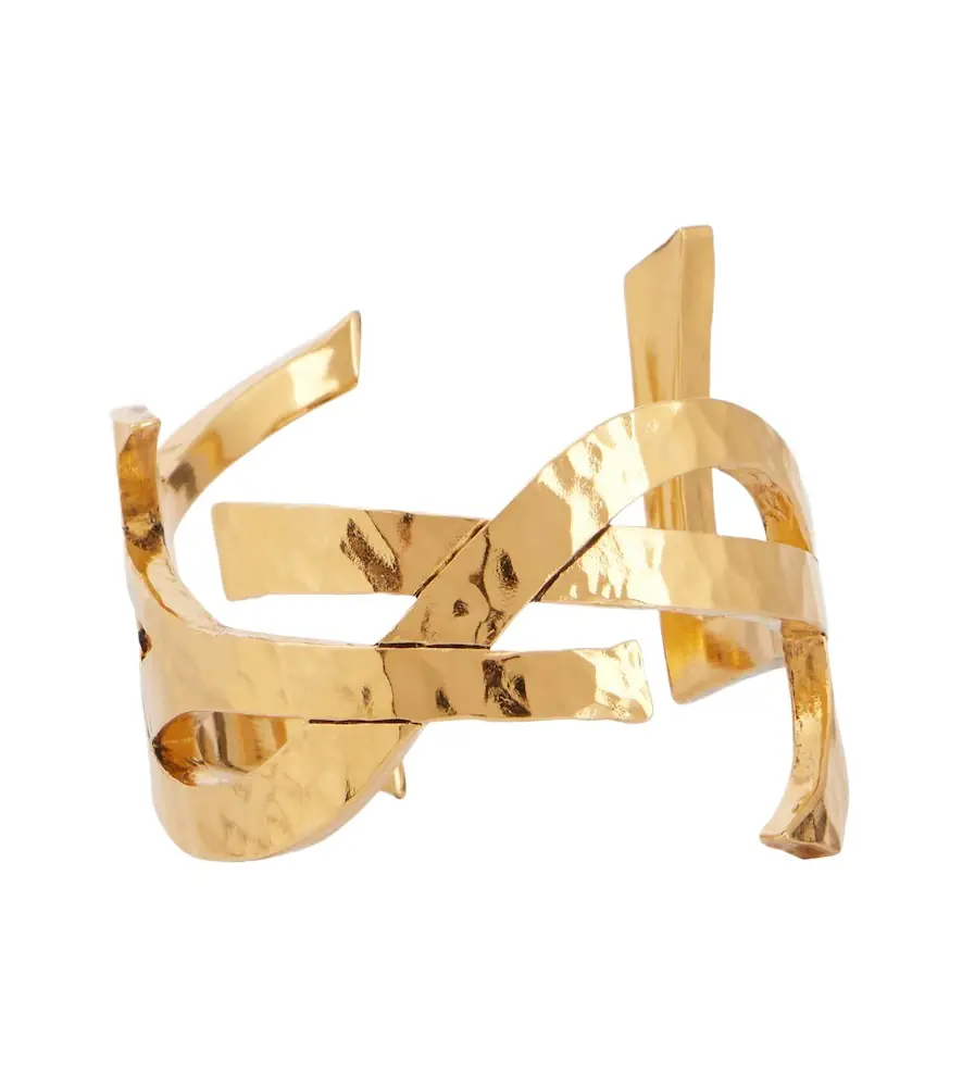 Saint Laurent Cassandre cuff bracelet