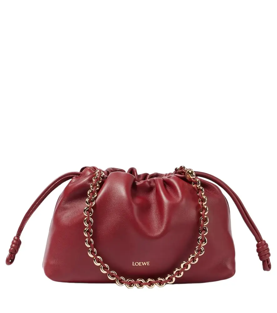 Loewe Flamenco Medium leather clutch