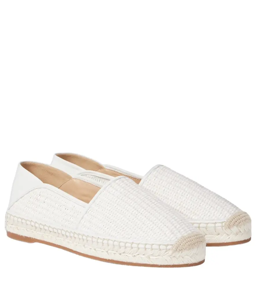 Manolo Blahnik Espadra raffia espadrilles