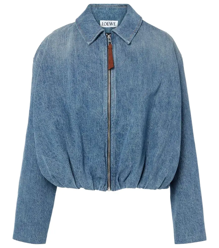 Loewe Draped denim jacket