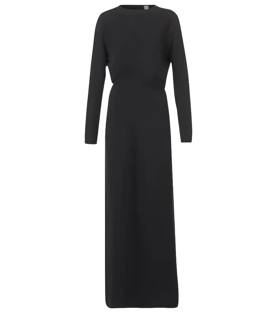 Toteme Draped cady maxi dress