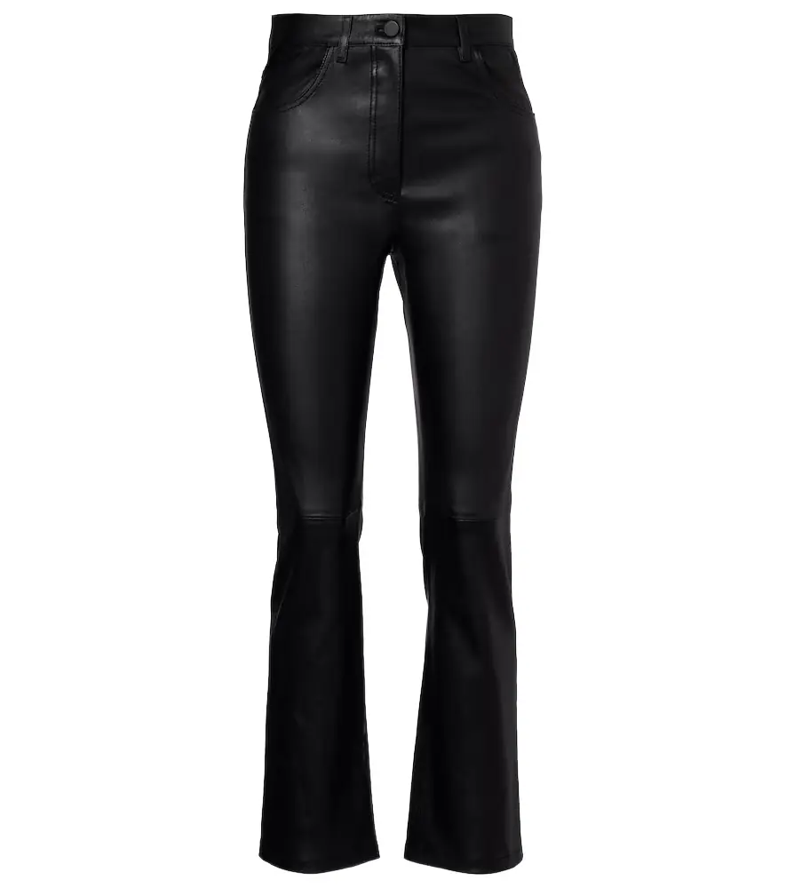 Joseph Duke leather slim pants