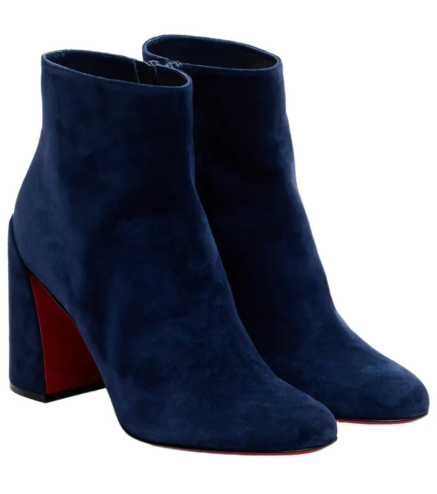 Christian Louboutin Turela 85 suede ankle boots