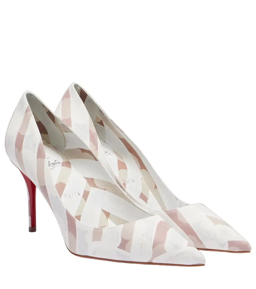 Christian Louboutin Miss Z 80 printed pumps