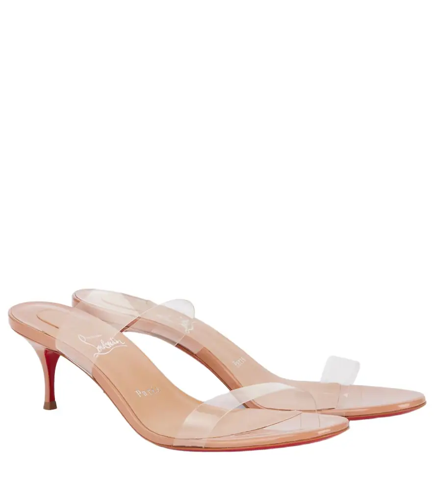 Christian Louboutin Just Nothing 55 PVC sandals