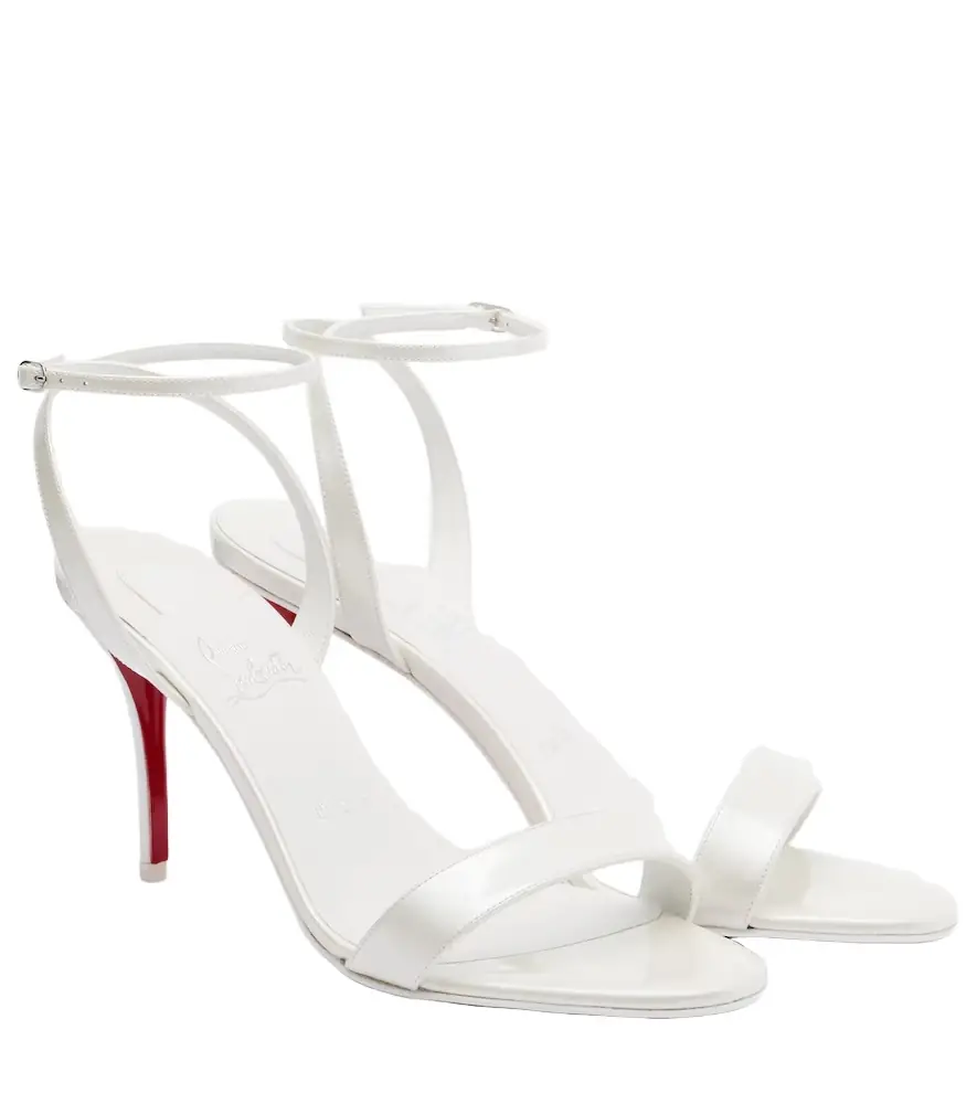 Christian Louboutin Miss Z 80 patent leather sandals